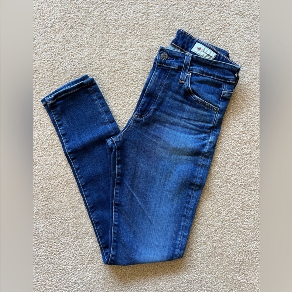 AG Adriano Goldschmied Women's Skinny Jeans - Dark Blue